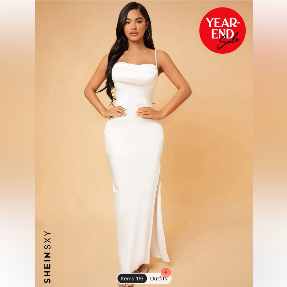Sexy slit dress